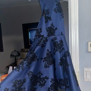Dillards blue dress